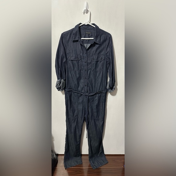 Citizens of Humanity Annaika Dark Wash Denim Jumpsuit Size medium - Picture 3 of 9